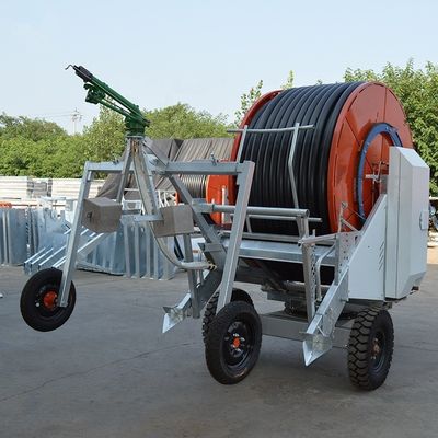 75 cm Διαμέτρου Ρίπανση σταγονιδίων Γεωργική αυτοκινούμενη βροχόπυραυλο Ρευστοστήρας Σύστημα κυλίνδρων σωλήνων για συνεπή άρδευση