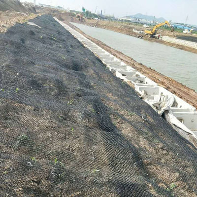 Συγκροτημένη τριδιάστατη προστατευτική κουβέρτα γκαζόν για μόνιμο νερό ελέγχου της διάβρωσης