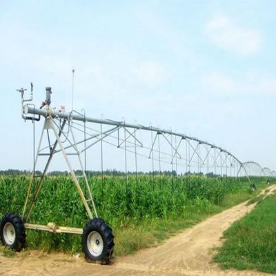 2023 Αριστερή κίνηση άρδευσης υψηλή ακαμψία 3800 KG Κεντρικό σύστημα άρδευσης περιστροφής για αυτόματους κινητήρες