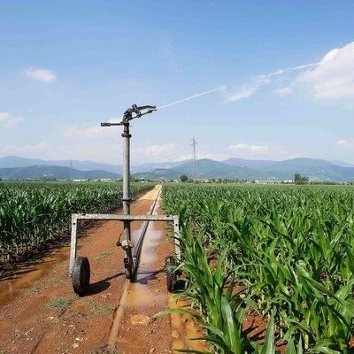 Μεταλλικό σωλήνα κυλίνδρους σύστημα άρδευσης Πολυδιάστατη θήκη και ρυθμιζόμενο ψεκασμό
