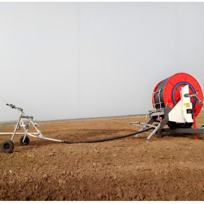 86 KG JP-75-300 Αυτοματοποιημένη τροχιά άρδευσης ρυθμιζόμενη ταχύτητα σωλήνας τροχιά ταξιδιωτική μηχανή άρδευσης βροχοβόλο διάμετρος 236 cm