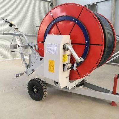 86 KG JP-75-300 Αυτοματοποιημένη τροχιά άρδευσης ρυθμιζόμενη ταχύτητα σωλήνας τροχιά ταξιδιωτική μηχανή άρδευσης βροχοβόλο διάμετρος 236 cm