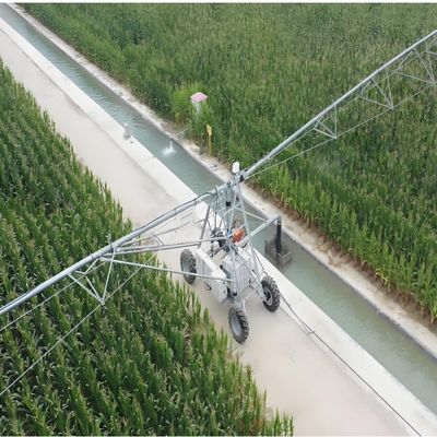 16.8 cm Διαμέτρου 3800 KG Δυνατότητα 2025 Δύο τροχούς Δύο τροχούς Γραμμική κίνηση Κεντρικό σύστημα άρδευσης αγροκτήματος με συνδεσιμότητα IoT