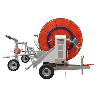 2000 KG χωρητικότητα βαριά βροχή όπλο ψεκαστήρα τροχιά 360 μοίρες περιστρεφόμενο αυτόματο σύστημα άρδευσης για αγροκτήματα ανθεκτικό μεταλλικό υλικό